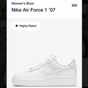 Used Nike Air Force 1 - Women’s Size 7.5